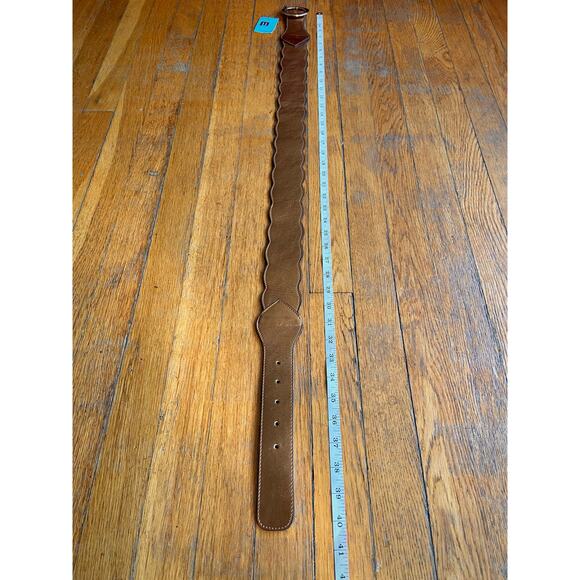 MARTINA MORI Metallic Bronze Leather Waist Belt sz OS (NWT) - Picture 12 of 12